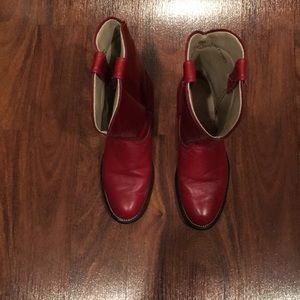 Laredo Red Leather Boots